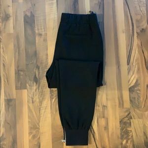 Babaton Black Dressy Jogger with  Ankle Zipper
